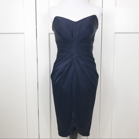 Maggy London Dresses & Skirts - Maggy London strapless blue formal dress